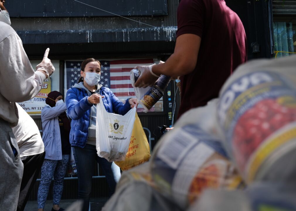 The total share of food-insecure households remained unchanged in 2020